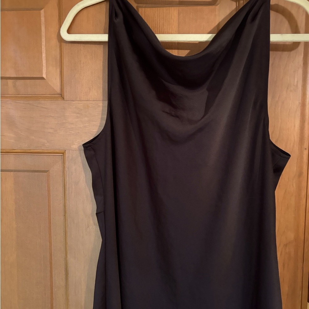 Aritzia Black V-Neck Dress